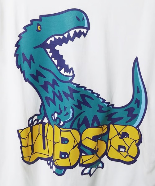 WBSB(ダブルビーエスビー)の「WBSB/ダブルビーエスビー Dinosaur L/S TEE(graphic by HIROCK) ダイナソー 長袖 プリントTシャツ 恐竜 ティラノサウルス バックプリント メンズ レディース ユニセックス 秋 秋服 2026年秋冬(Tシャツ/カットソー・メンズ・サックスブルー/ブラック/ホワイト・M/L/XL)」の19枚目の写真
