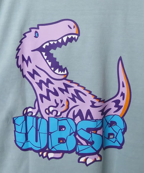 WBSB(ダブルビーエスビー)の「WBSB/ダブルビーエスビー Dinosaur L/S TEE(graphic by HIROCK) ダイナソー 長袖 プリントTシャツ 恐竜 ティラノサウルス バックプリント メンズ レディース ユニセックス 秋 秋服 2026年秋冬(Tシャツ/カットソー・メンズ・サックスブルー/ブラック/ホワイト・M/L/XL)」の17枚目の写真