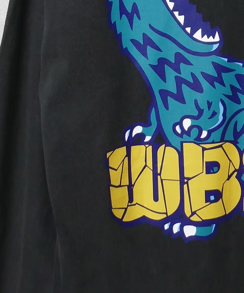 WBSB(ダブルビーエスビー)の「WBSB/ダブルビーエスビー Dinosaur L/S TEE(graphic by HIROCK) ダイナソー 長袖 プリントTシャツ 恐竜 ティラノサウルス バックプリント メンズ レディース ユニセックス 秋 秋服 2026年秋冬(Tシャツ/カットソー・メンズ・サックスブルー/ブラック/ホワイト・M/L/XL)」の16枚目の写真