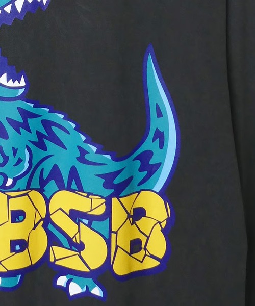 WBSB(ダブルビーエスビー)の「WBSB/ダブルビーエスビー Dinosaur L/S TEE(graphic by HIROCK) ダイナソー 長袖 プリントTシャツ 恐竜 ティラノサウルス バックプリント メンズ レディース ユニセックス 秋 秋服 2026年秋冬(Tシャツ/カットソー・メンズ・サックスブルー/ブラック/ホワイト・M/L/XL)」の15枚目の写真