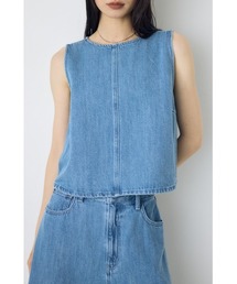 AZUL by moussy | 甘撚りデニムブラウス(シャツ/ブラウス)