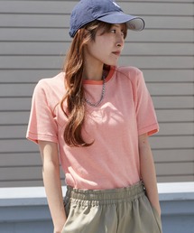 MILLER（ミラー）の「R.P.miller ミラー PANELRIB C N TEE パネルリブ クルーネック 半袖Tシャツ 無地 ボーダー 首元リブ パイピング 2026年 夏 夏服（Tシャツ/カットソー）」