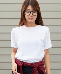 MILLER（ミラー）の「R.P.miller ミラー PANELRIB C N TEE パネルリブ クルーネック 半袖Tシャツ 無地 ボーダー 首元リブ パイピング 2026年 夏 夏服（Tシャツ/カットソー）」
