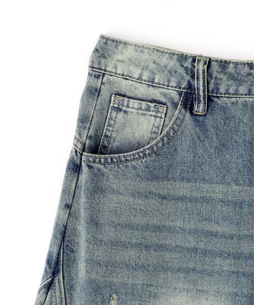 SIS(エスアイエス)の「SIS/エスアイエス/Washed Wide Denim Pants(デニムパンツ・レディース・ブルー・M/L)」の7枚目の写真
