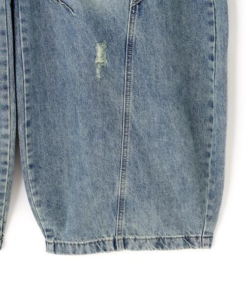 SIS(エスアイエス)の「SIS/エスアイエス/Washed Wide Denim Pants(デニムパンツ・レディース・ブルー・M/L)」の5枚目の写真
