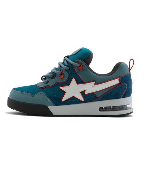 A BATHING APE(アベイシングエイプ)の「FLIP STA #2(スニーカー・メンズ・ブラック/グリーン・8.5/9.5/7/9/10/8/12/11)」の4枚目の写真