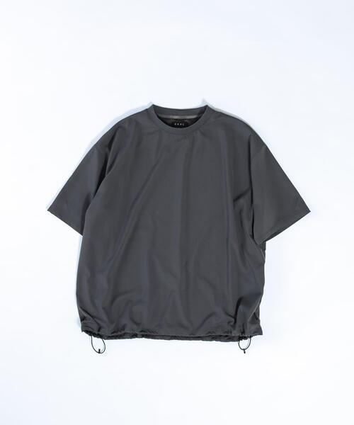 EKAL(エカル)の「『UVカット/静電気防止/イージーケア』SMOOTH WOOLY LIKE Short-Sleeve T-shirts(Tシャツ/カットソー・メンズ・ネイビー/チャコールグレー/ライトグレー・LARGE/MEDIUM)」の14枚目の写真