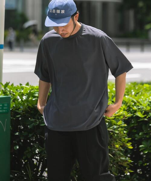 EKAL(エカル)の「『UVカット/静電気防止/イージーケア』SMOOTH WOOLY LIKE Short-Sleeve T-shirts(Tシャツ/カットソー・メンズ・ネイビー/チャコールグレー/ライトグレー・LARGE/MEDIUM)」の16枚目の写真