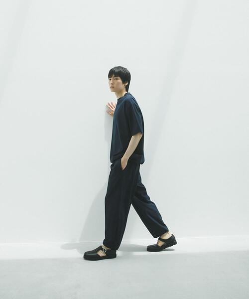 EKAL(エカル)の「『UVカット/静電気防止/イージーケア』SMOOTH WOOLY LIKE Short-Sleeve T-shirts(Tシャツ/カットソー・メンズ・ネイビー/チャコールグレー/ライトグレー・LARGE/MEDIUM)」の20枚目の写真