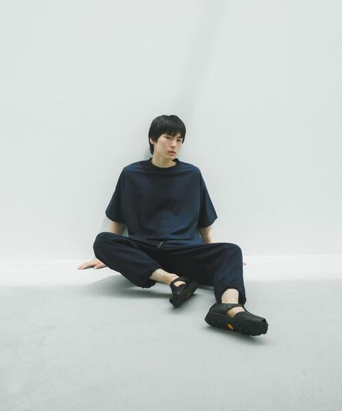 EKAL(エカル)の「『UVカット/静電気防止/イージーケア』SMOOTH WOOLY LIKE Short-Sleeve T-shirts(Tシャツ/カットソー・メンズ・ネイビー/チャコールグレー/ライトグレー・LARGE/MEDIUM)」の22枚目の写真