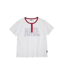 MEA（メア）の「HAZE HENLEY T-SHIRT [WHITE]（Tシャツ/カットソー）」