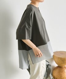 裾シアーTシャツ26【SUM1 STYLE】