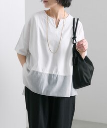 裾シアーTシャツ26【SUM1 STYLE】