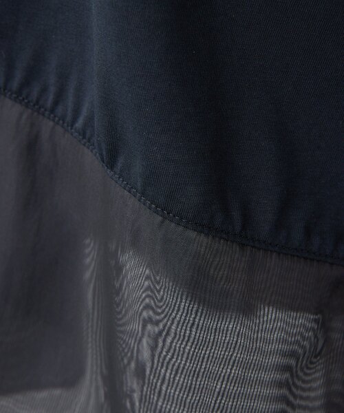 ear PAPILLONNER（イアパピヨネ）の「裾シアーTシャツ26【SUM1 STYLE】（Tシャツ/カットソー・レディース・ホワイト/ブラック/グレー・FREE）」の12枚目の写真