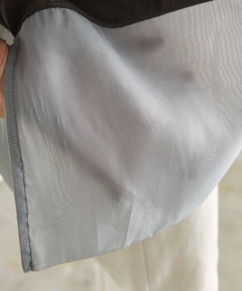 ear PAPILLONNER（イアパピヨネ）の「裾シアーTシャツ26【SUM1 STYLE】（Tシャツ/カットソー・レディース・ホワイト/ブラック/グレー・FREE）」の19枚目の写真