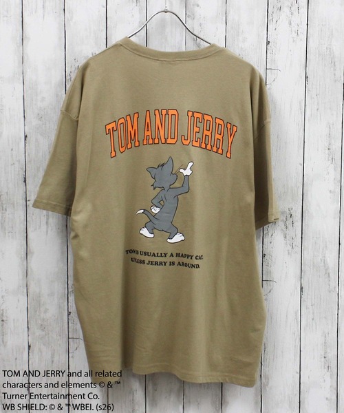 Tom＆Jerry（トムアンドジェリー）の「トムジェリ　Tシャツ（Tシャツ/カットソー・メンズ・ベージュ系その他/ベージュ/ネイビー/チャコールグレー/ダークグリーン/ホワイト系その他3/オフホワイト/ベージュ系その他2/グレー系その他/ブルー系その他/グリーン系その他/ベージュ系その他3/ホワイト系その他2/グレー系その他2/グレー系その他3/ホワイト系その他・M/L/XL）」の22枚目の写真