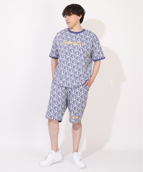 BABYDOLL(ベビードール)の「親子お揃い 1stモノグラムハーフパンツ 1794A (トップス別売)(その他パンツ・メンズ・ネイビー/アッシュグレー・ユニセックスM/ユニセックスS/ユニセックスXL/ユニセックスL)」の10枚目の写真