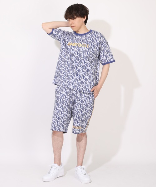 BABYDOLL(ベビードール)の「親子お揃い 1stモノグラムハーフパンツ 1794A (トップス別売)(その他パンツ・メンズ・ネイビー/アッシュグレー・ユニセックスM/ユニセックスS/ユニセックスXL/ユニセックスL)」の12枚目の写真