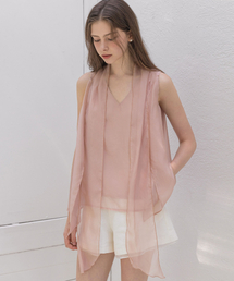 Tilda tied Pink Blouse
