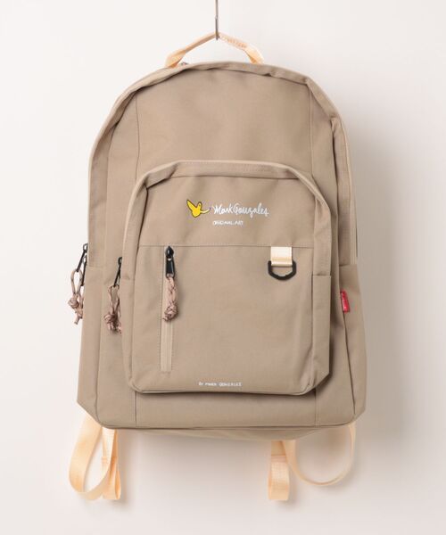 Mark Gonzales（マーク・ゴンザレス）の「【Mark Gonzales】 マルチ ファンクショナル リュック / バックパック（バックパック/リュック・メンズ・ブラック/ブラック系その他/ベージュ・FREE）」の2枚目の写真