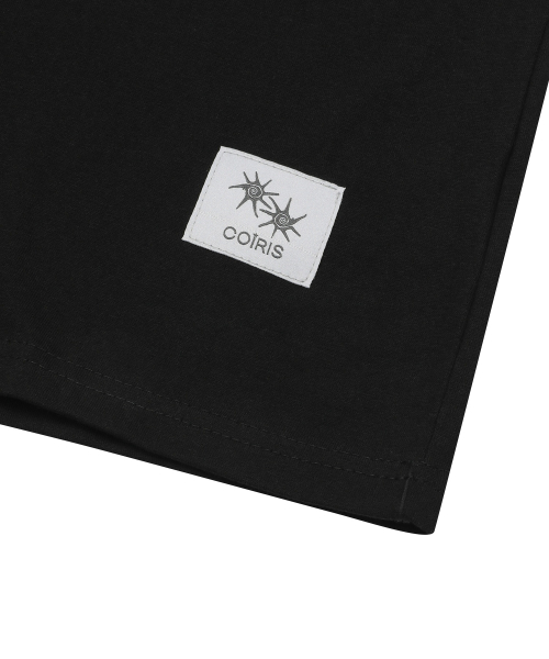 MUCENT（ムセント）の「ムセント x コイリス アリエルサイドレザーパッチ半袖Tシャツ (2カラー)（Tシャツ/カットソー・レディース・ブラック/ホワイト・FREE）」の7枚目の写真