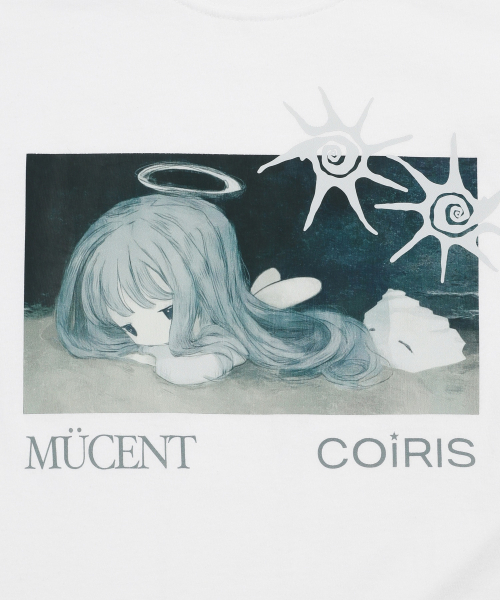 MUCENT（ムセント）の「ムセント x コイリス アリエルサイドレザーパッチ半袖Tシャツ (2カラー)（Tシャツ/カットソー・レディース・ブラック/ホワイト・FREE）」の11枚目の写真