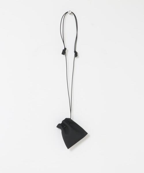 ITTI(イッチ)の「ITTI HERRIE KINCHAKU POUCH(ポーチ・メンズ・ブラック/ベージュ系その他・XX-SMALL)」の2枚目の写真