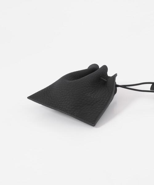 ITTI(イッチ)の「ITTI HERRIE KINCHAKU POUCH(ポーチ・メンズ・ブラック/ベージュ系その他・XX-SMALL)」の7枚目の写真