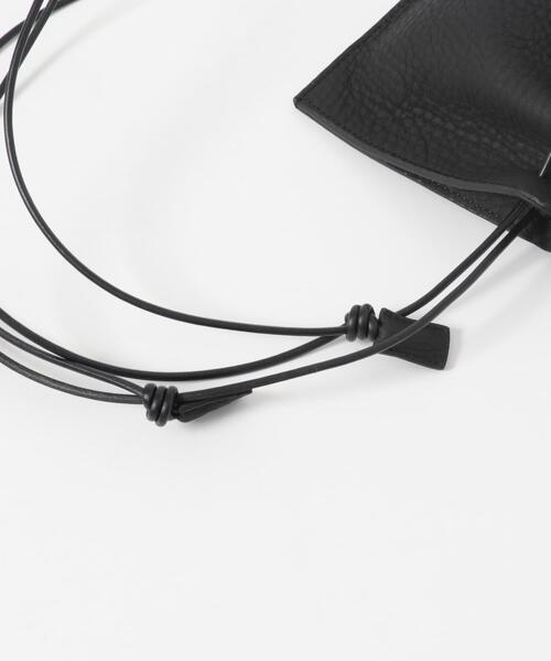 ITTI(イッチ)の「ITTI HERRIE KINCHAKU POUCH(ポーチ・メンズ・ブラック/ベージュ系その他・XX-SMALL)」の6枚目の写真