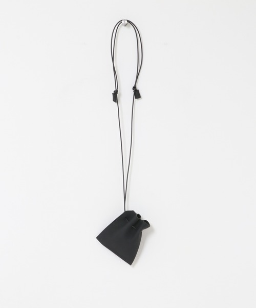 ITTI(イッチ)の「ITTI HERRIE KINCHAKU POUCH(ポーチ・メンズ・ブラック/ベージュ系その他・XX-SMALL)」の3枚目の写真