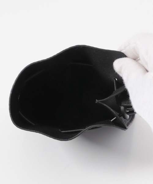 ITTI(イッチ)の「ITTI HERRIE KINCHAKU POUCH(ポーチ・メンズ・ブラック/ベージュ系その他・XX-SMALL)」の4枚目の写真