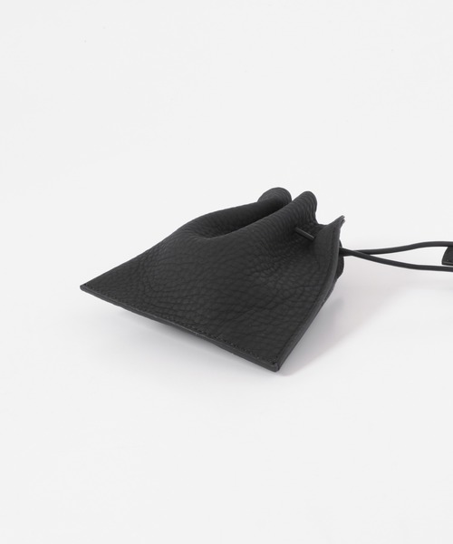 ITTI(イッチ)の「ITTI HERRIE KINCHAKU POUCH(ポーチ・メンズ・ブラック/ベージュ系その他・XX-SMALL)」の5枚目の写真