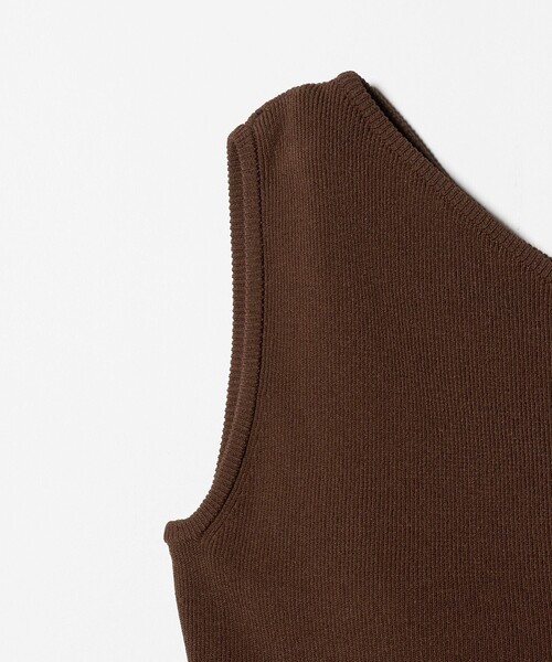NICENICE MOMENT(ナイスナイスモーメント)の「【別注】<NICENICE MOMENT for 6>ONE SHOULDER TOP/トップス(その他トップス・レディース・ダークブラウン/レッド/ブラック・S/M)」の14枚目の写真