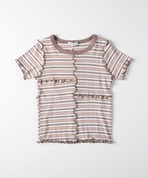 VIVIAN BLUE | VIVIAN BLUE(ヴィヴィアンブルー)切替テレコＴシャツ(Tシャツ/カットソー)