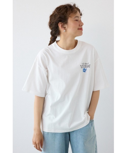 RODEO CROWNS WIDE BOWL(ロデオクラウンズワイドボウル)の「Spray Graffiti TEE(Tシャツ/カットソー・レディース・ミント/オフホワイト/ブラック・MEDIUM/LARGE)」の21枚目の写真