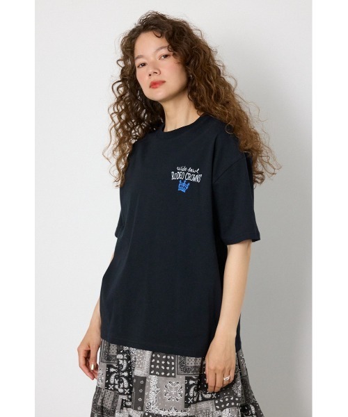 RODEO CROWNS WIDE BOWL(ロデオクラウンズワイドボウル)の「Spray Graffiti TEE(Tシャツ/カットソー・レディース・ミント/オフホワイト/ブラック・MEDIUM/LARGE)」の5枚目の写真
