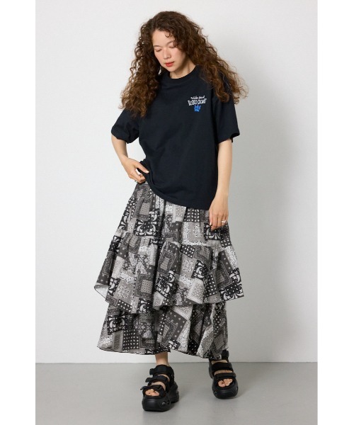 RODEO CROWNS WIDE BOWL(ロデオクラウンズワイドボウル)の「Spray Graffiti TEE(Tシャツ/カットソー・レディース・ミント/オフホワイト/ブラック・MEDIUM/LARGE)」の7枚目の写真
