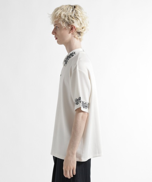 HARE(ハレ)の「【接触冷感】 ポンチシシュウポロカット(HARE)(ポロシャツ・メンズ・レッド/ブラック/ホワイト・FREE)」の16枚目の写真