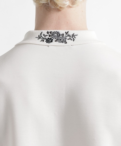 HARE(ハレ)の「【接触冷感】 ポンチシシュウポロカット(HARE)(ポロシャツ・メンズ・レッド/ブラック/ホワイト・FREE)」の18枚目の写真