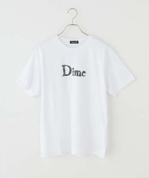 DIME(ダイム)の「【Dime/ダイム】 CLASSIC SPIKED T-SHIRT(Tシャツ/カットソー・レディース・ホワイト/ブラック・SMALL)」の2枚目の写真