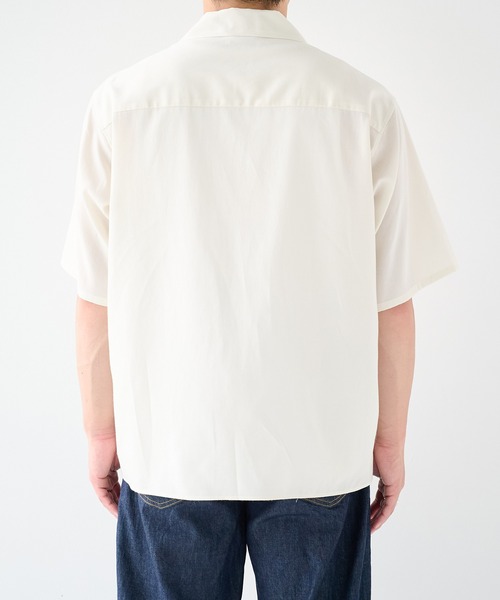 STUDIOUS(ステュディオス)の「【STUDIOUS】Soft Open collar Shirts / 吸湿性 / 速乾性(シャツ/ブラウス・メンズ・ベージュ/ブラック/ホワイト・1/2)」の15枚目の写真