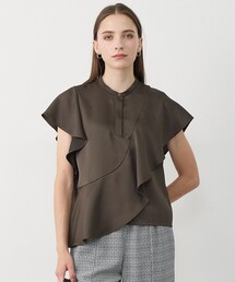ICB（アイシービー）の「デュアルサテン ラッフルブラウス（シャツ/ブラウス）」