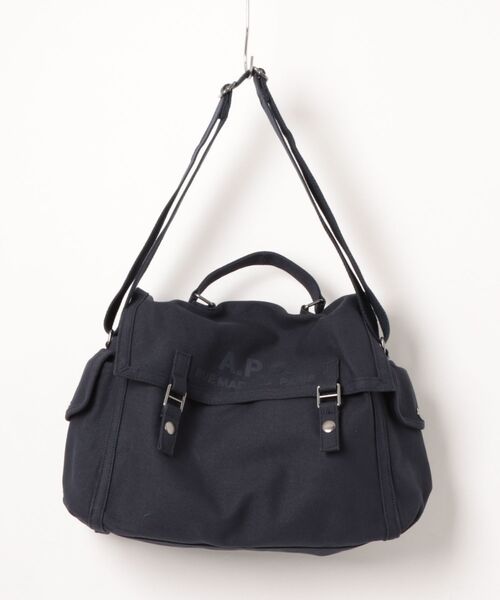 A.P.C.（アーペーセー）の「BESACE RECUPERATION（ショルダーバッグ・メンズ・ダークネイビー・ONESIZE）」の8枚目の写真