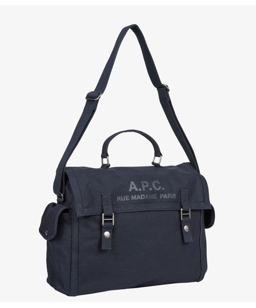 A.P.C.（アーペーセー）の「BESACE RECUPERATION（ショルダーバッグ・メンズ・ダークネイビー・ONESIZE）」の5枚目の写真