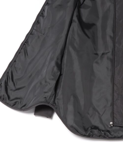 ANPAS(アンパス)の「Women’s Heat-Retention Kapok-Blend Quilted Collarless Jacket / レディース 吸湿発熱 カポック混中綿 キルティングノーカラージャケット ブルゾン アウター(ノーカラージャケット・レディース・ベージュ/ブラック/モスグリーン・L/LL/M)」の5枚目の写真