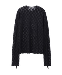 LACE PULLOVER WITH FRINGE