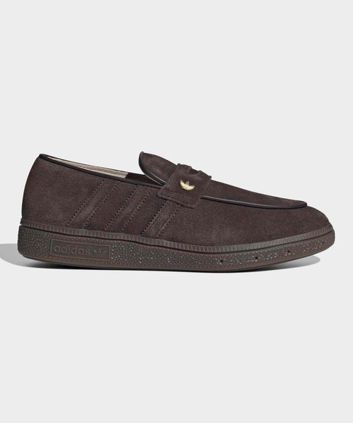 adidas(アディダス)の「ハンドボール スペツィアル ローファー / HANDBALL SPEZIAL LOAFER / アディダスオリジナルス adidas Originals ローファースニーカー(ローファー・レディース・ブラウン・23.5cm/22.5cm/23.0cm/27.0cm/27.5cm/28.0cm/28.5cm/29.0cm/26.5cm/26.0cm/22.0cm/29.5cm/24.0cm/25.0cm/24.5cm/25.5cm/30.0cm)」の1枚目の写真