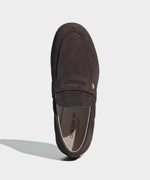 adidas(アディダス)の「ハンドボール スペツィアル ローファー / HANDBALL SPEZIAL LOAFER / アディダスオリジナルス adidas Originals ローファースニーカー(ローファー・レディース・ブラウン・23.5cm/22.5cm/23.0cm/27.0cm/27.5cm/28.0cm/28.5cm/29.0cm/26.5cm/26.0cm/22.0cm/29.5cm/24.0cm/25.0cm/24.5cm/25.5cm/30.0cm)」の2枚目の写真