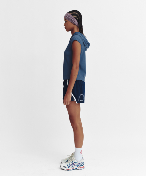 MENASOO(ミナス)の「Mesh Runner Soft Shorts_Navy(その他パンツ・レディース・ネイビー・M/S)」の3枚目の写真