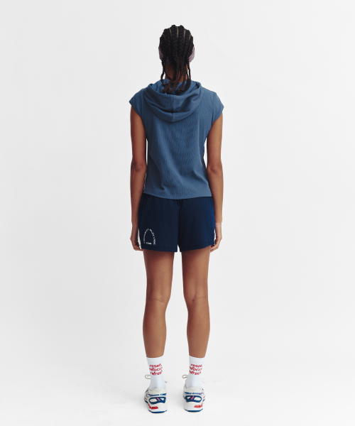 MENASOO(ミナス)の「Mesh Runner Soft Shorts_Navy(その他パンツ・レディース・ネイビー・M/S)」の4枚目の写真